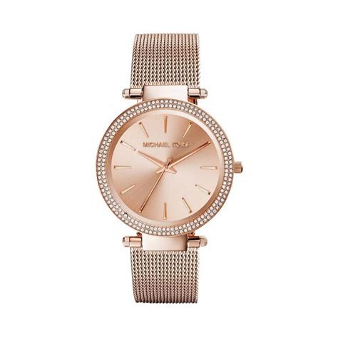 Michael Kors Ladies Rose Gold Darci Watch MK3369